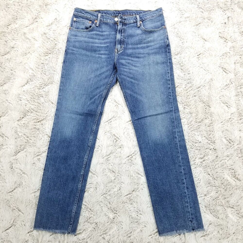 Levis Jeans Mens 33x30‎ Blue 511 Regular Straight Dark Wash American Denim